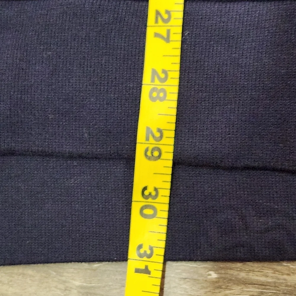 Polo Ralph Lauren Navy Pullover with Brown Elbow Patches Size Xlarge Tall - Picture 5 of 9